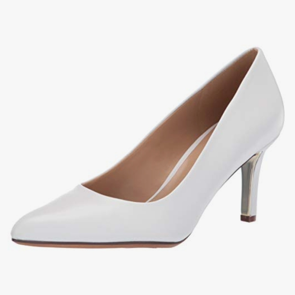 Naturalzer Natalie White Women's Pumps - 4.5 M